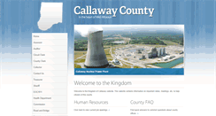 Desktop Screenshot of callawaycounty.org